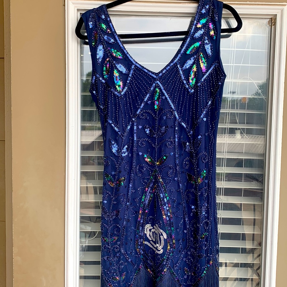 1920s flapper costume dress